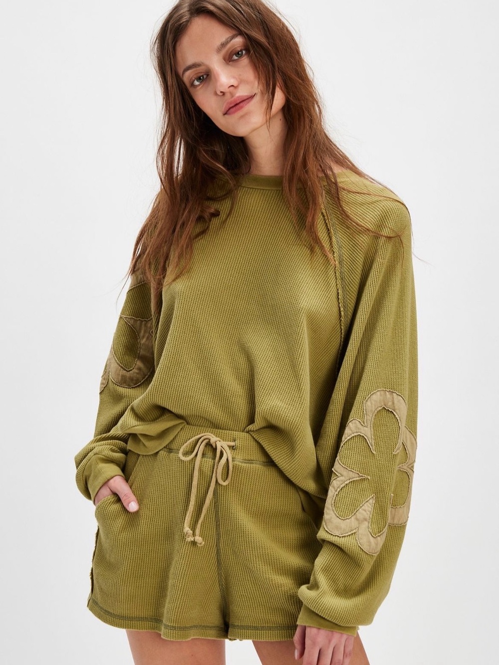 NWT Free People Raganond BFF Lounge Set in Cardamom Seed Combo XS